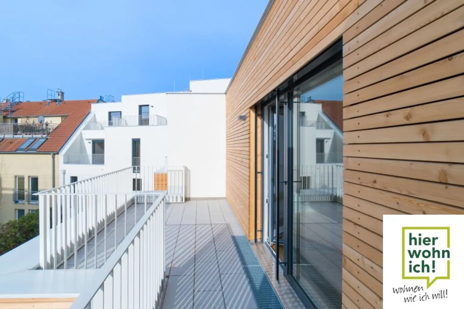 2-Zimmer-Dachgeschosswohnung mit großer Sonnenterrasse