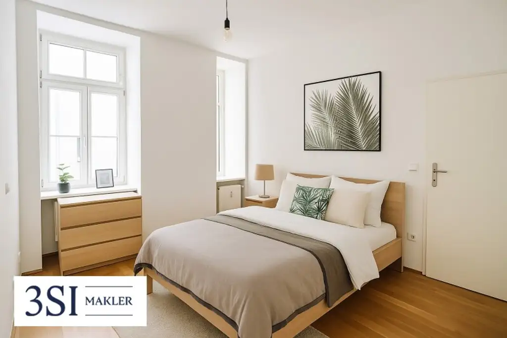 Elegante 2-Zimmer-Wohnung mit Eigengarten - in Top-Lage des 3. Bezirks