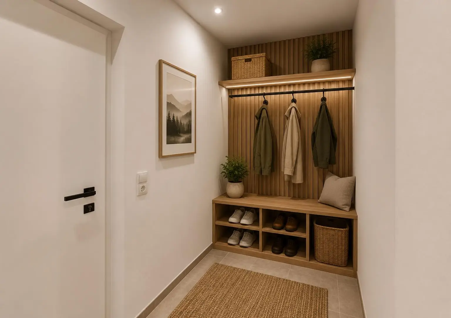Wohnung - Garderobe Visualisierung