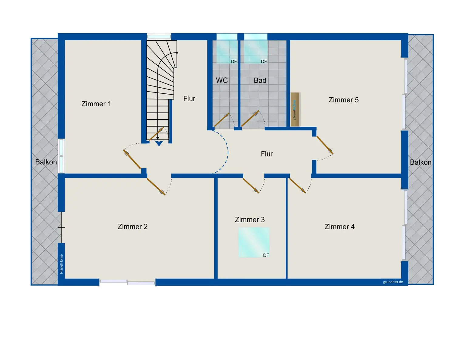 Grundriss Dachgeschoss Skizze