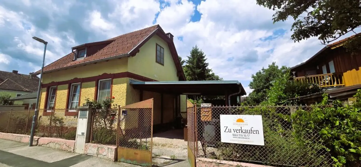 Sanierungsbedürftiges Haus  – Grundstück mit ca. 486 m² in Tribuswinkel bei Baden