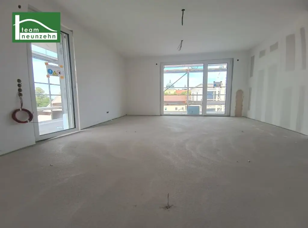 Geräumige Traumwohnung im Dachgeschoss - 2 Bäder - Klimaanlage und elektrische Raffstore -FLORIANI – Quartier am Tullnerfeld