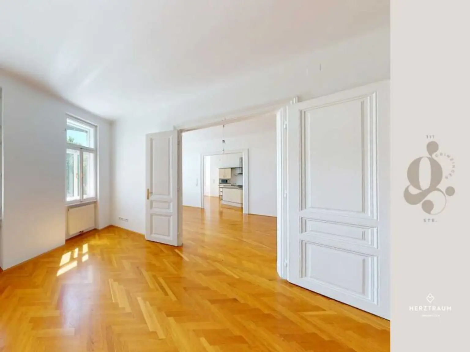 Wiener Altbaucharme mit Weitblick – Großzügige 124 m² Erkerwohnung im 19. Bezirk – PROVISIONSFREI
