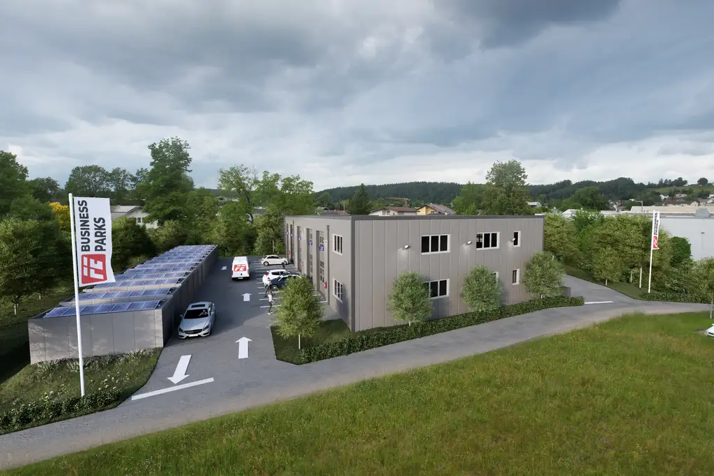 Betriebs-/Produktions- oder Lagerhallen mit Flächen von 63 - 117 m² zu verkaufen in Vöcklabruck / Nähe Varena (Top 01)