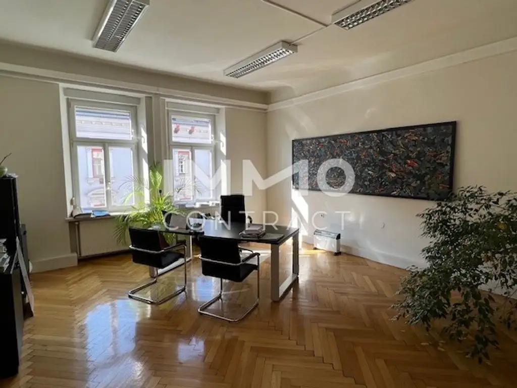 REPRÄSENTATIVE RÄUMLICHKEITEN FÜR BÜRO ODER KANZLEI  AB SOFORT IN DER KLOSTERWIESGASSE ZU VERMIETEN