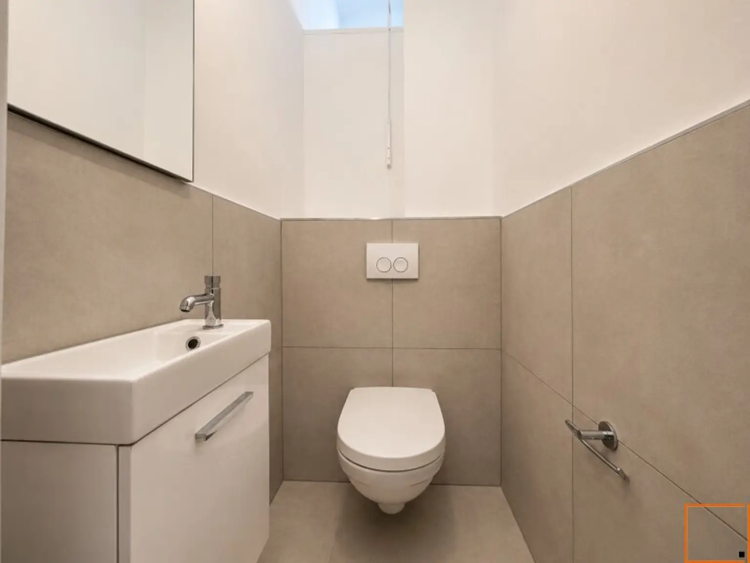 Die getrennte Toilette