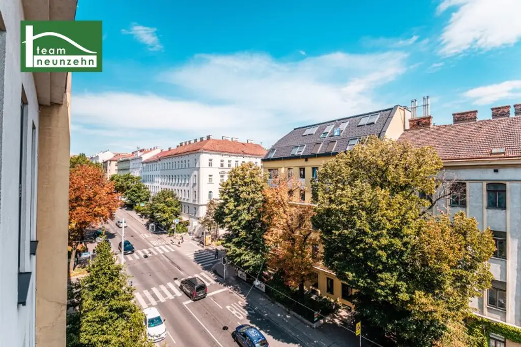 Einziehen und Wohlfühlen! Wohnung mit Hof-Balkon im hellen 4. OG nahe U3, Meiselmarkt und Schönbrunn! KLIMAANLAGE!