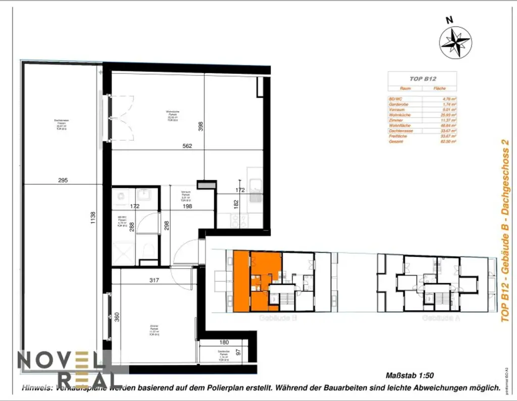 Lichtdurchflutete Dachgeschosswohnung mit großer Terrasse zum Verlieben