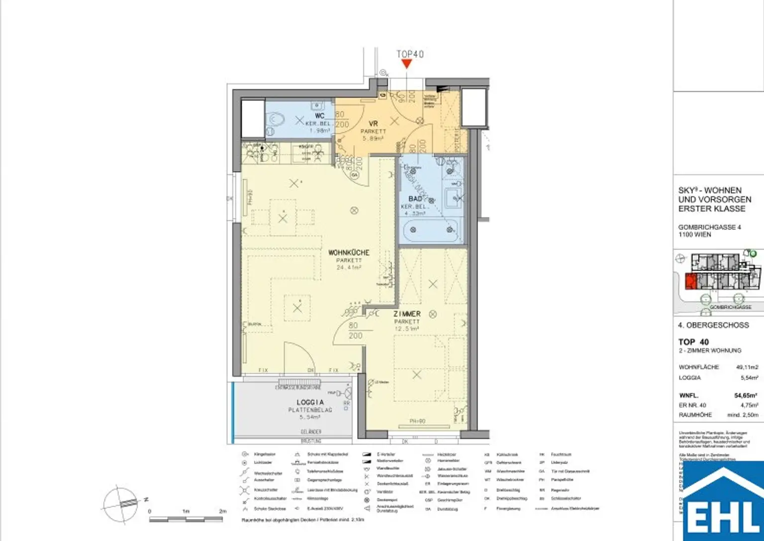 Wundervolle 2 Zimmer Wohnung mit Loggia am Hauptbahnhof