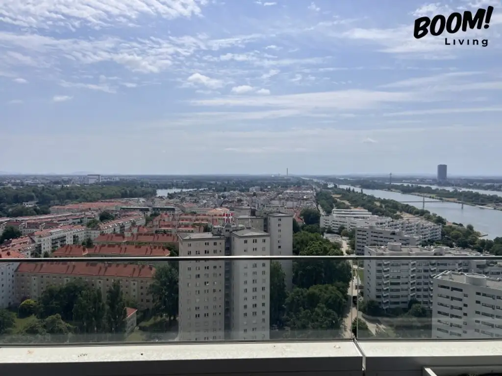 Danubeflats – Österreichs höchstes Wohnhochhaus mit atemberaubendem Ausblick, exklusivem Spa und urbanem Luxus direkt an der Neuen Donau