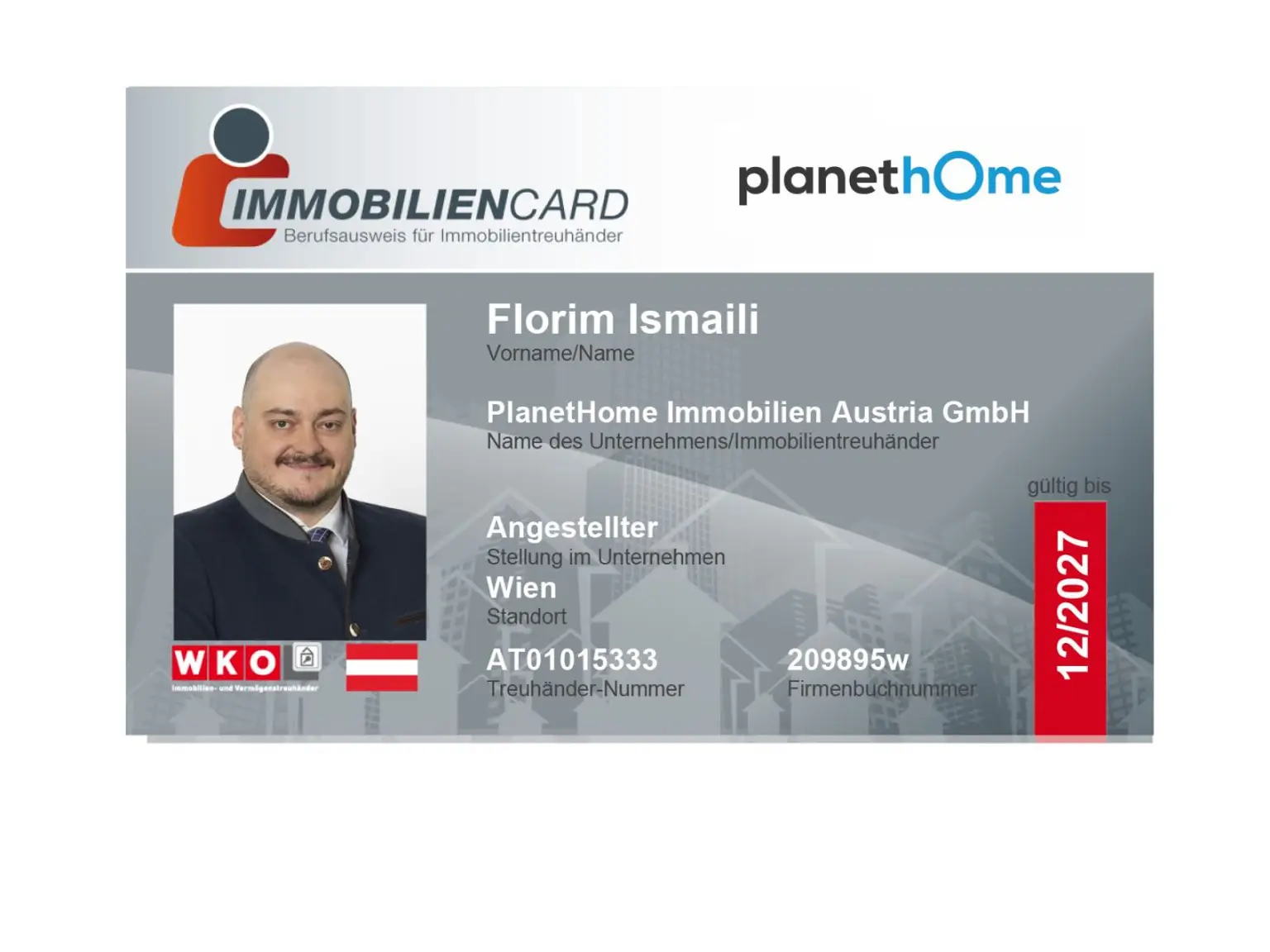 Immobiliencard