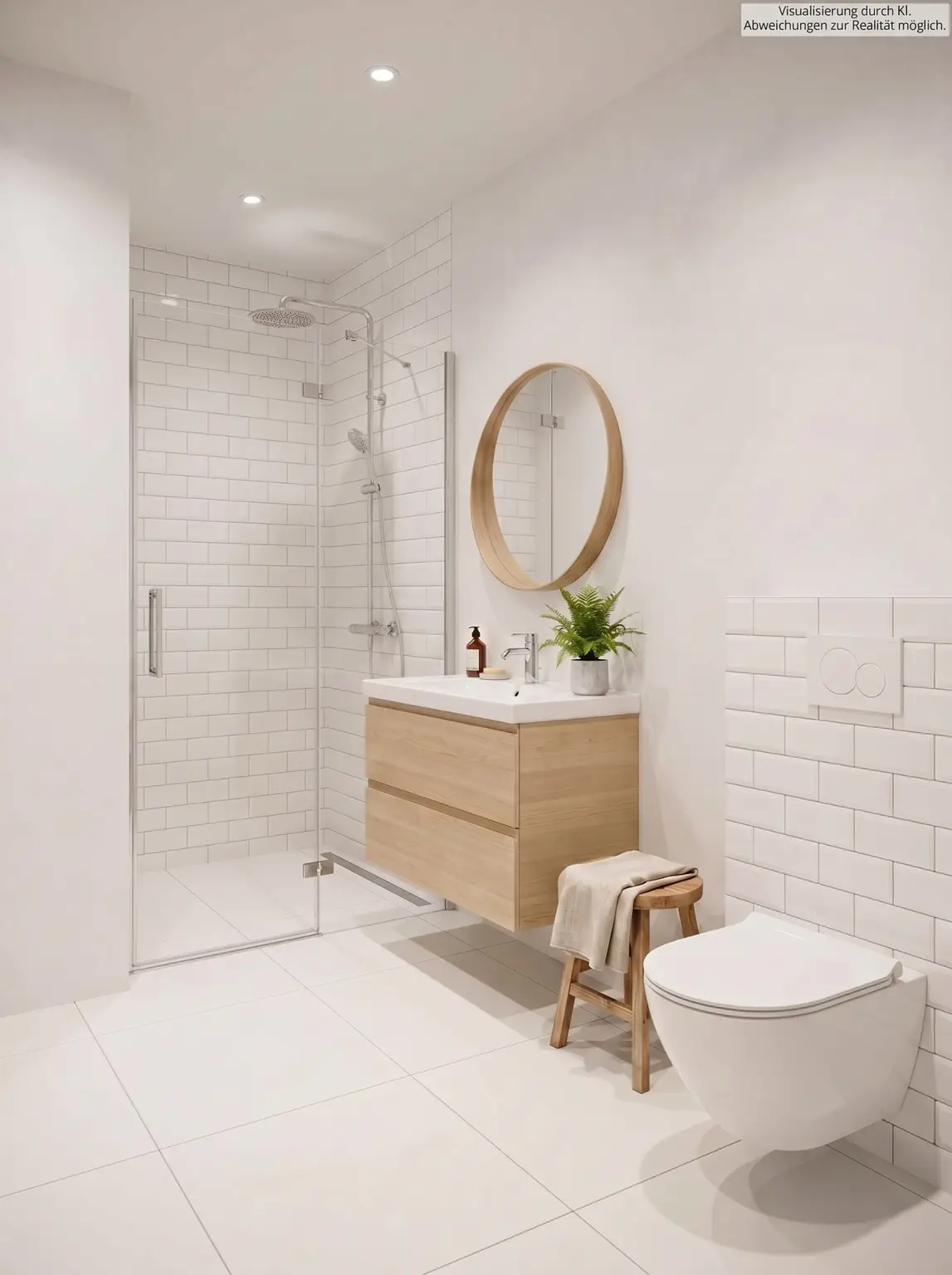 Badezimmer VISUALISERT MITHILFE KI