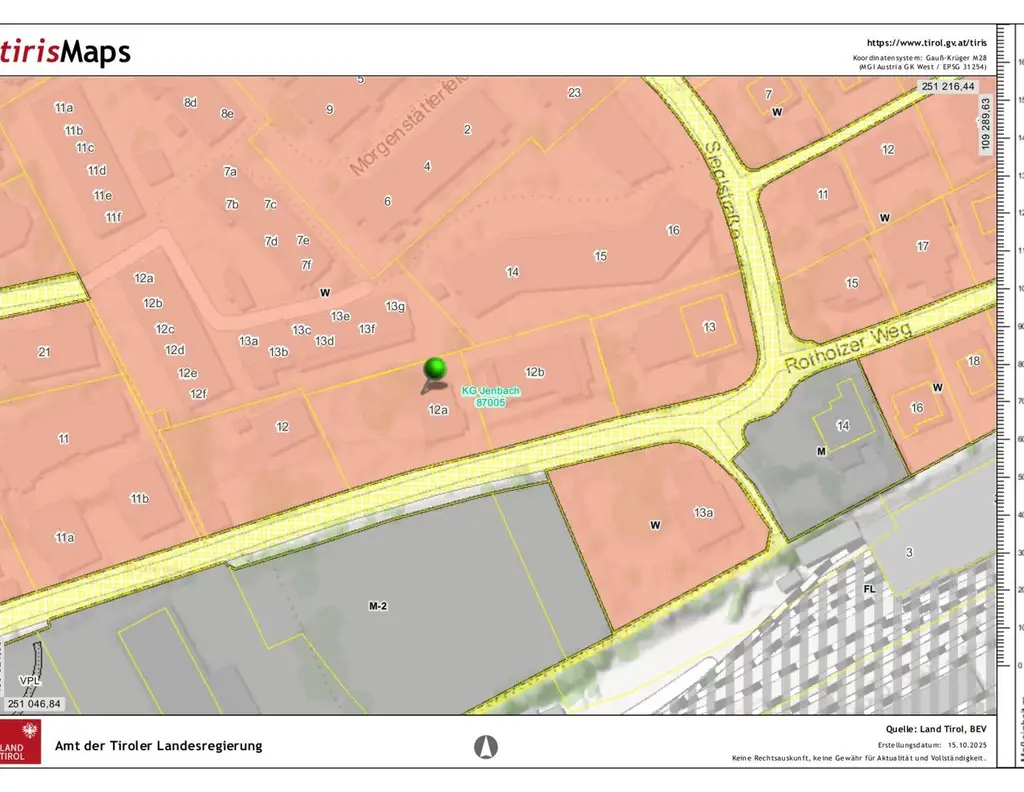 Baugrundstück Jenbach, Sonnenlage - mit genehmigtem Bauprojekt.