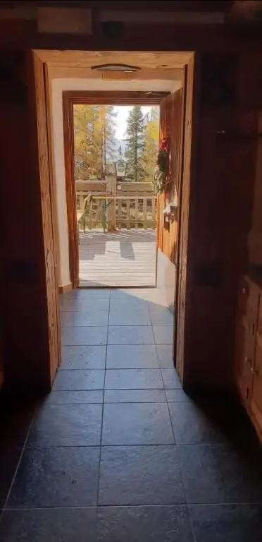 Ausgang auf die Terrasse