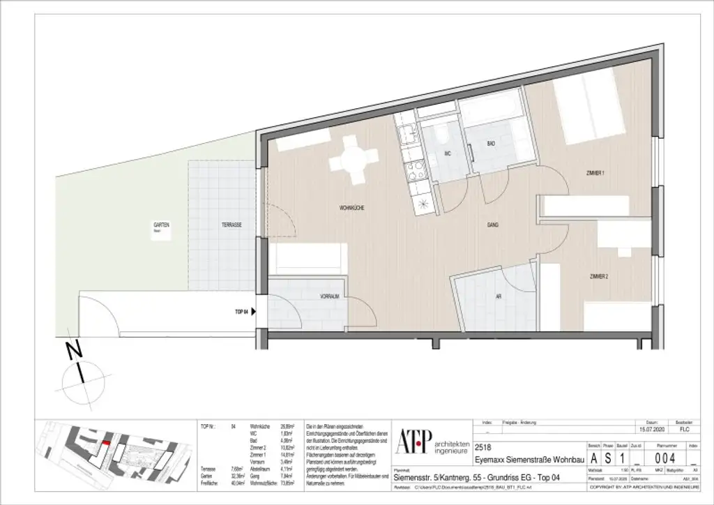 3- Zimmer Garten Wohnung! Jetzt anfragen und Termin vereinbaren!