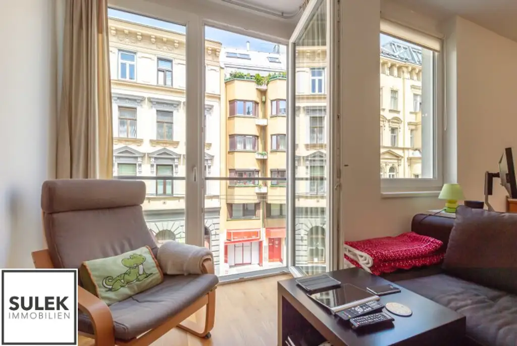 *Ab Dezember* Perfekt geschnittene 2-Zimmer-Wohnung (unmöbliert) in der Gentzgasse