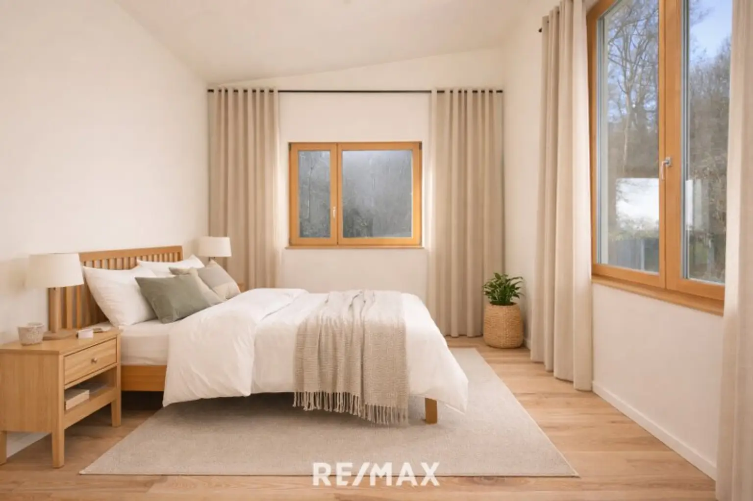 Schlafzimmer (virtuell eingerichtet)