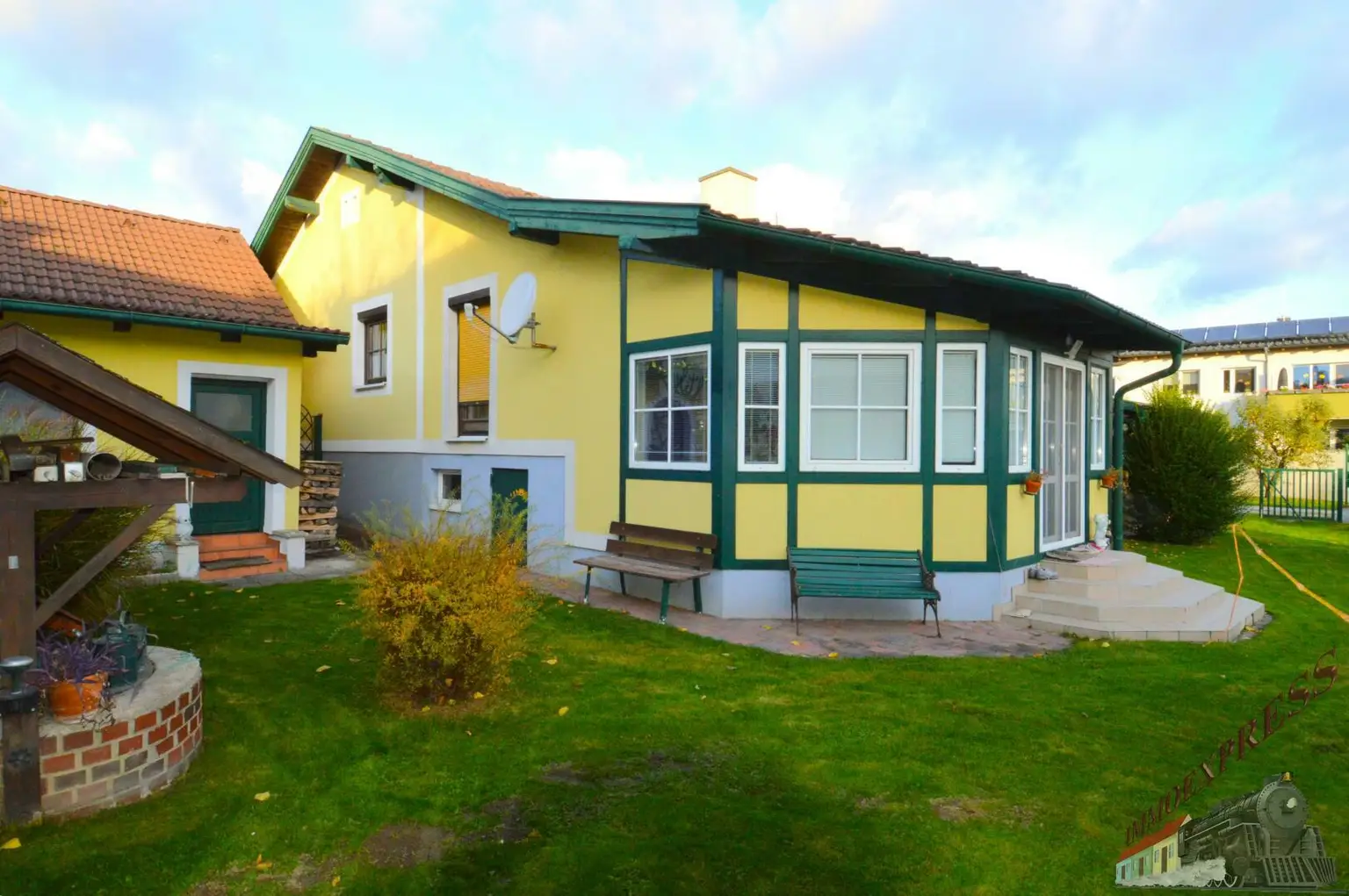 Gepflegtes Einfamilienhaus - Doppelcarport - Garage - neue Pelletheizung mit Solaranlage