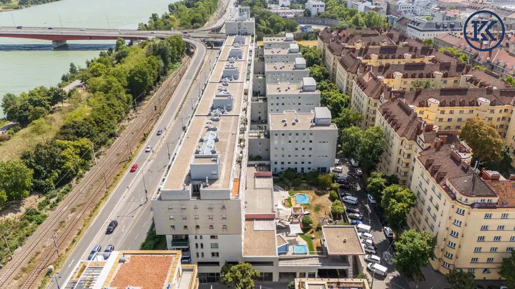 2 Zimmerwohnungen mit großer Terrasse im 8. Stockwerk!