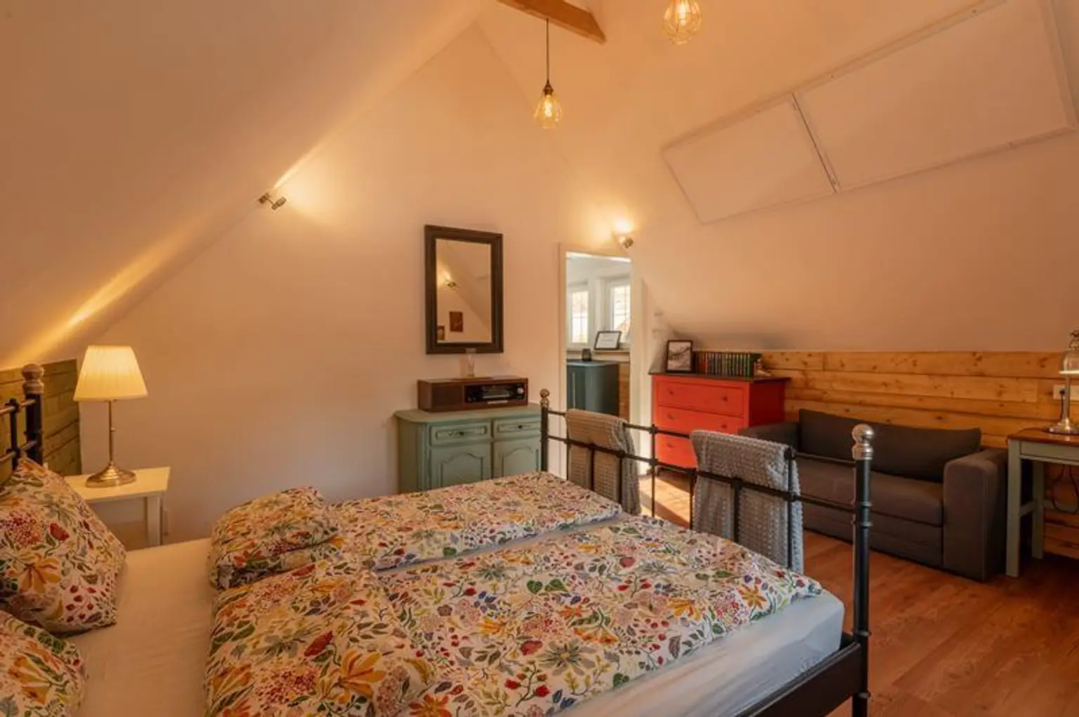 Holzhaus - Schlafzimmer