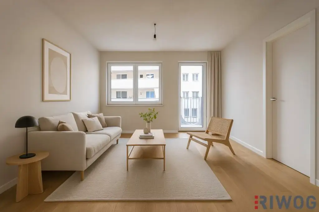 Erstbezug nach Errichtung | für Anleger oder Eigennutzer | 2 Zimmerwohnung mit Loggia | Luftwärmepumpe | optionaler Tiefgaragenplatz