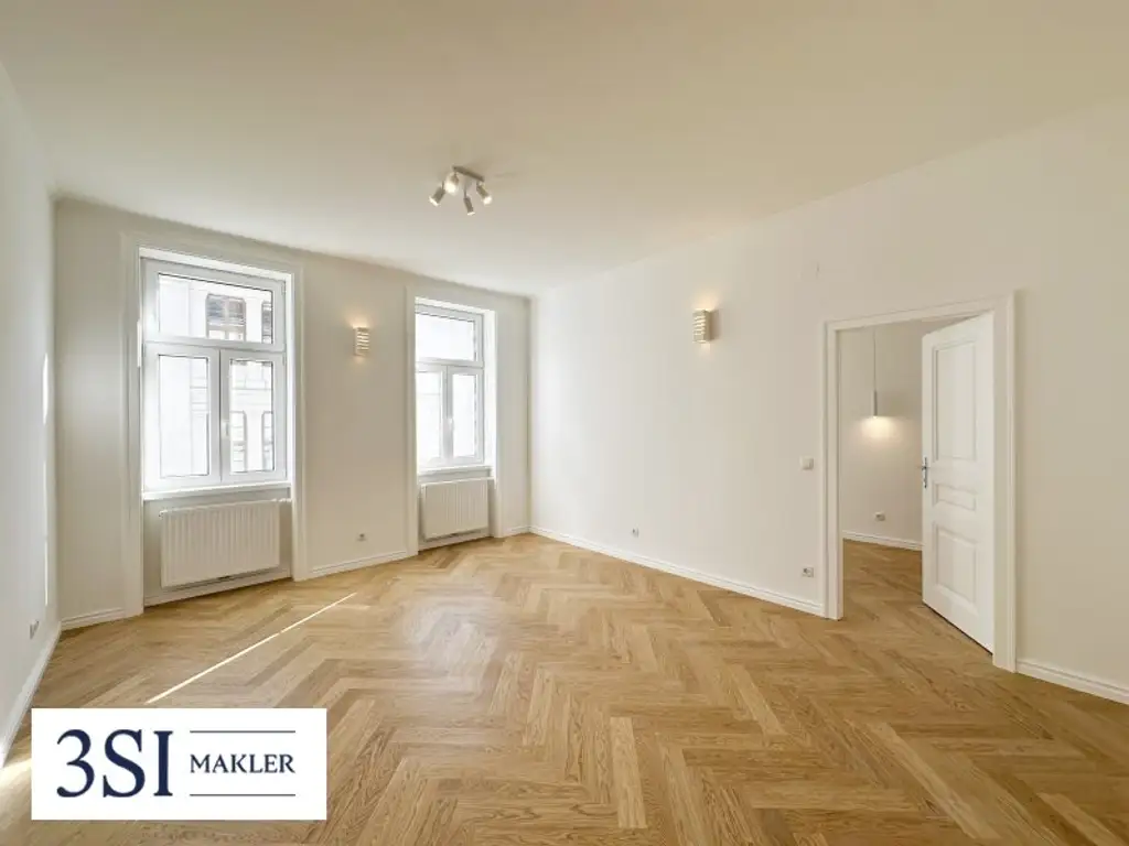 Sanierte 2-Zimmer-Stilaltbauwohnung mit Top-Anbindung