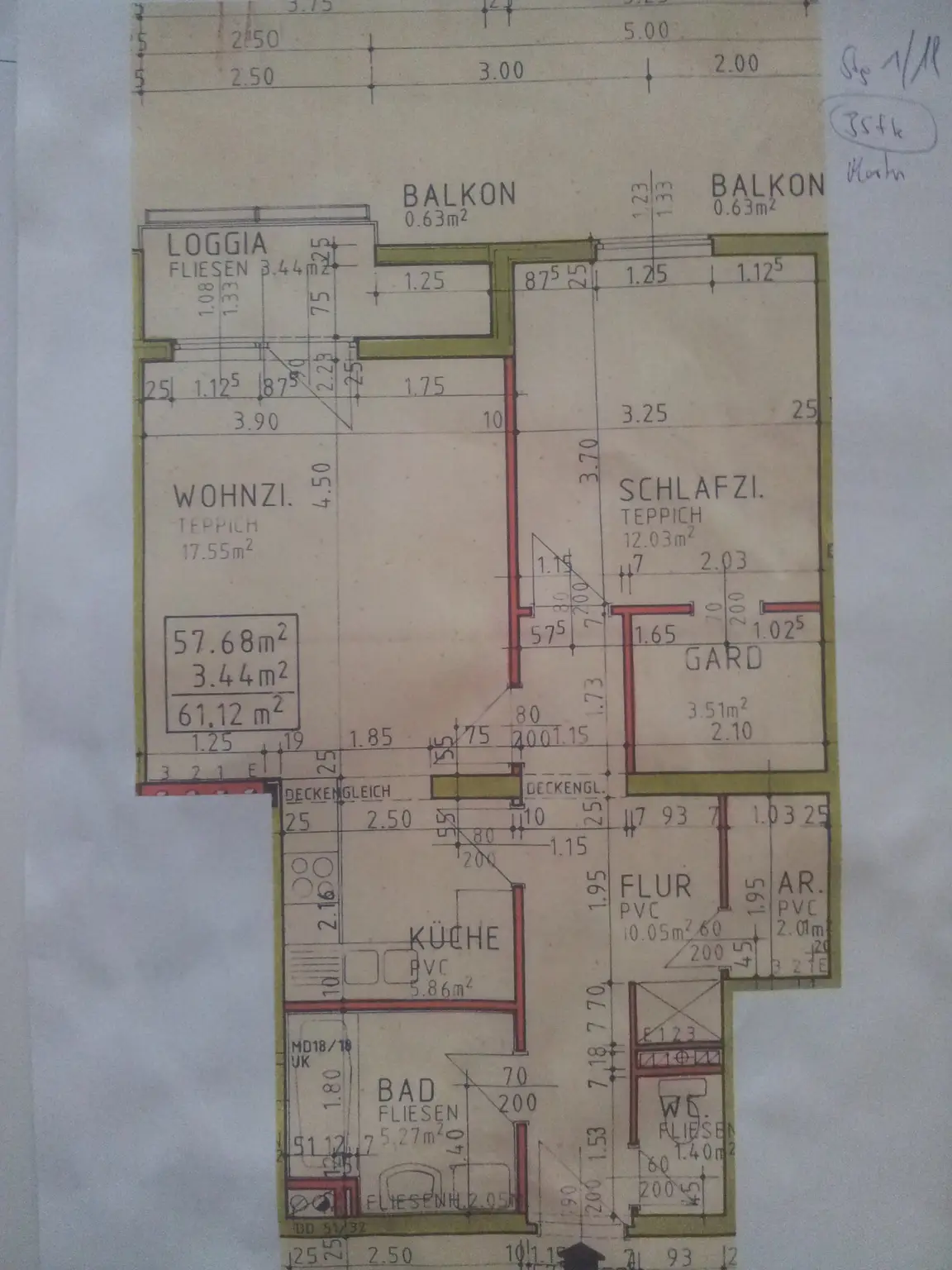 ** Gepflegte 2 Zimmerwohnung Mietwohnung im Grünen ! **