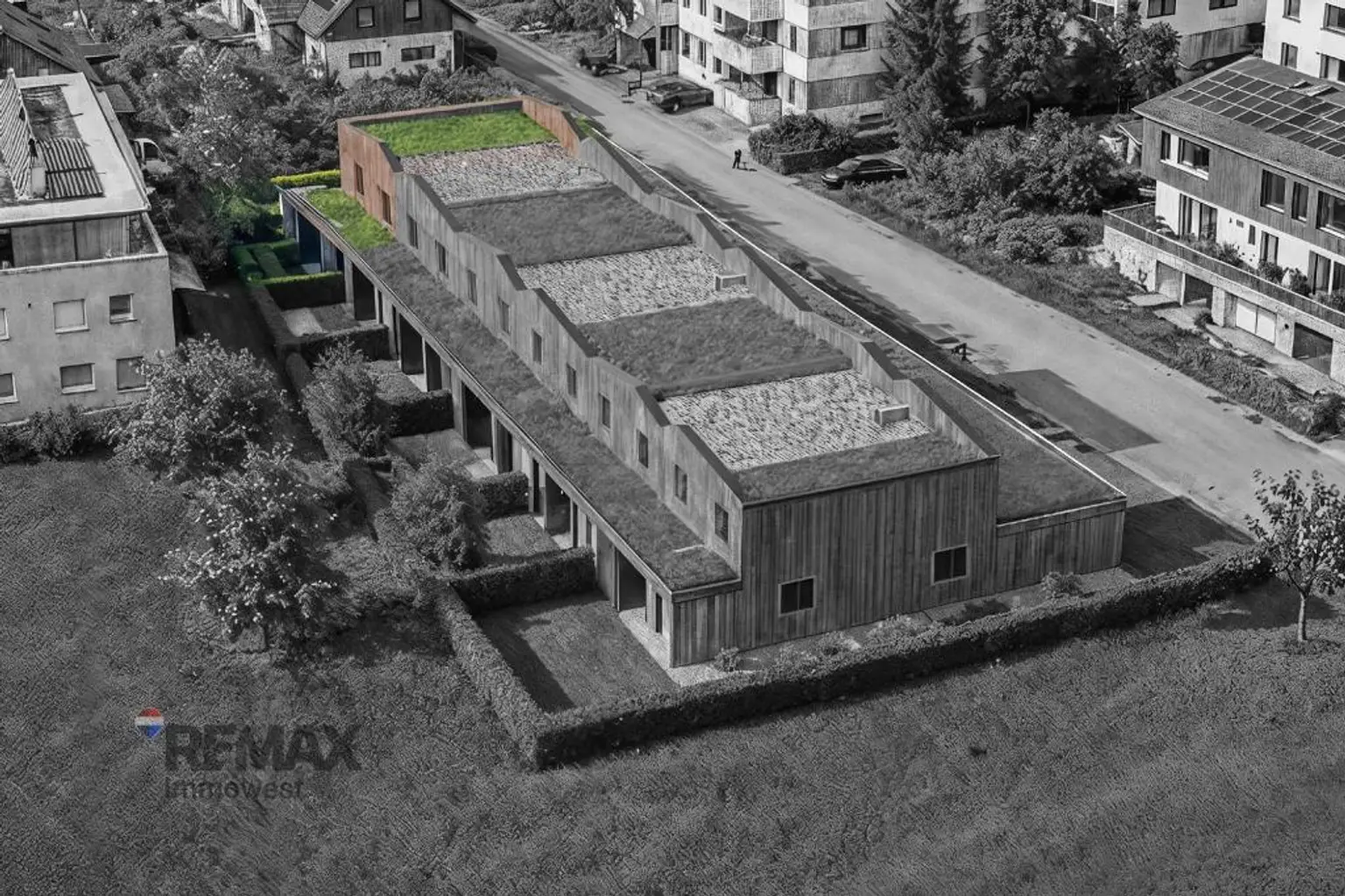 Haus F Visualisierung Dachauf