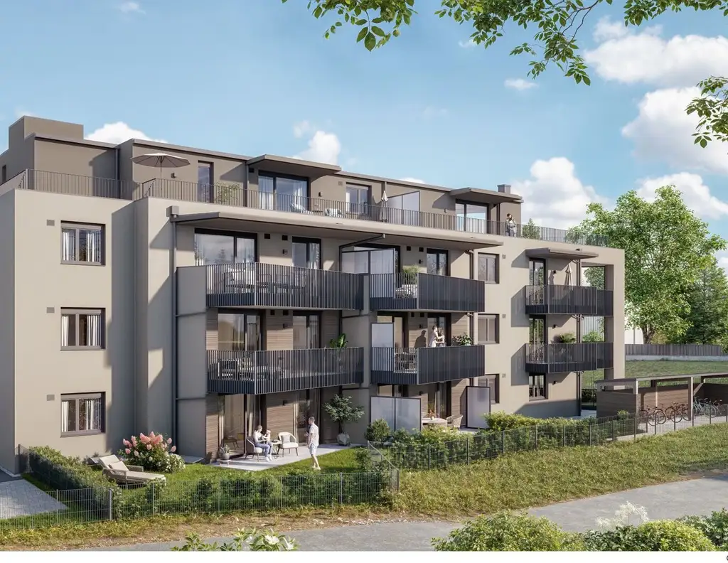 3 Zimmer Wohnung mit sonnigem Balkon in Bürmoos