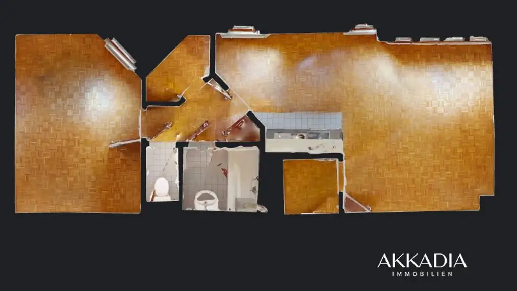 Zentrale moderne 2 Zimmer Wohnung - Ruhelage