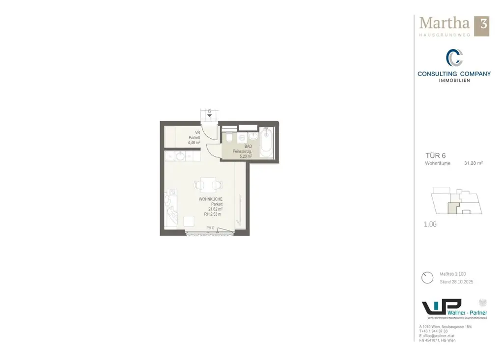 Moderne Garconnière