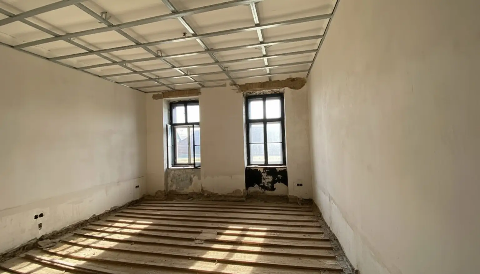 Belagsfertige 3-Zimmer-Wohnung in Herstellung