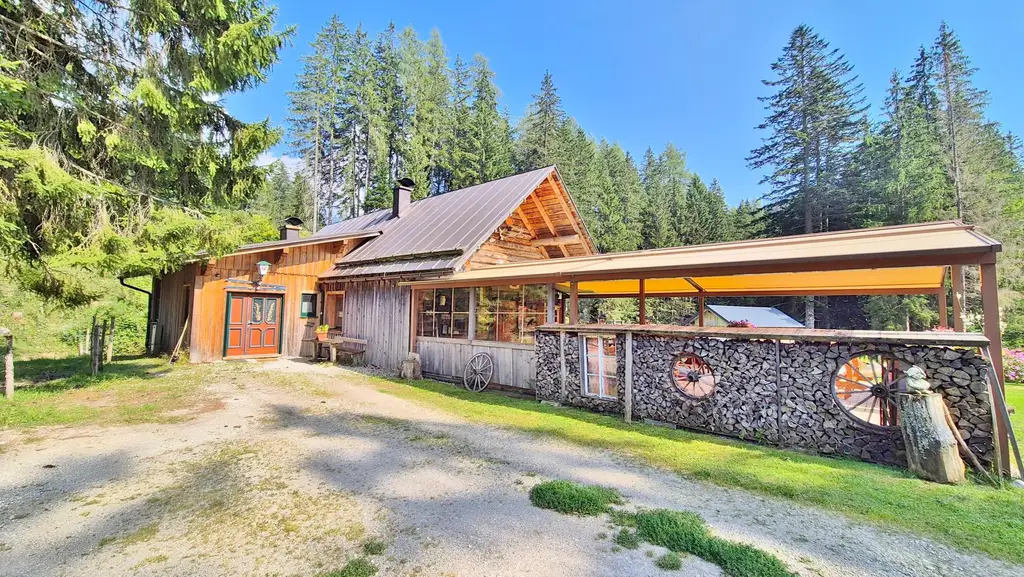 Bad Mitterndorf: Almhütte!! auf Eigengrund mit Nebengebäuden
