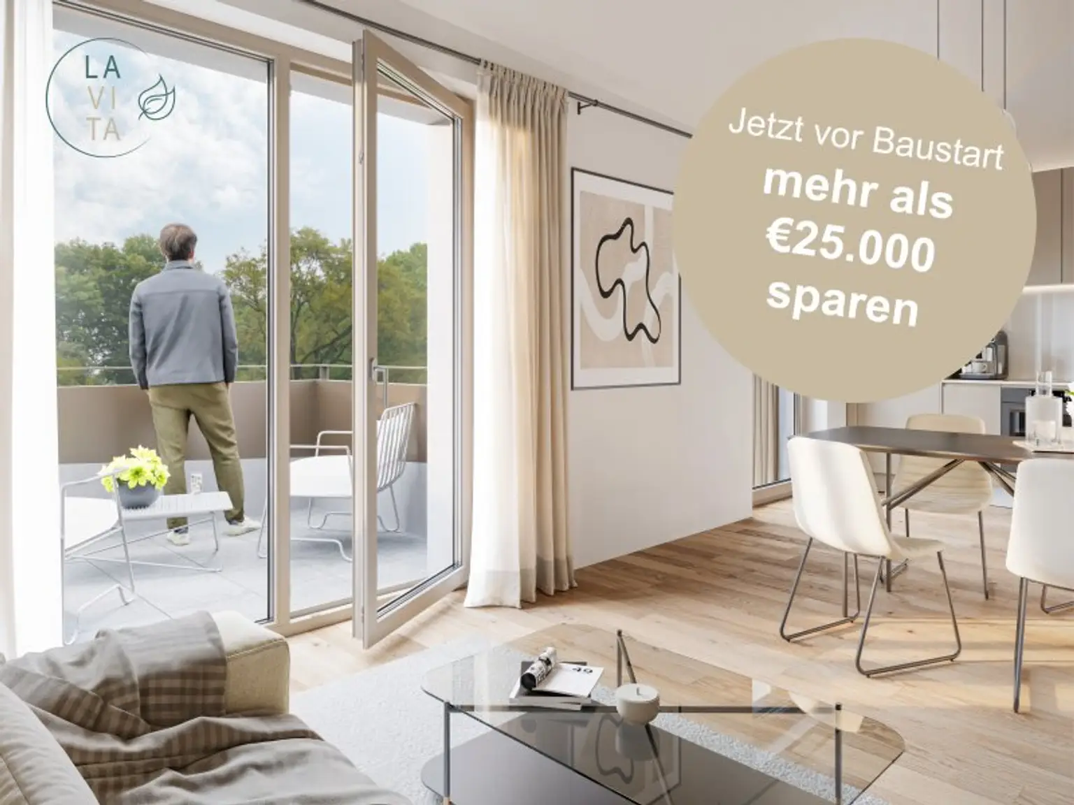 LAVITA - 3 Zimmer Dachgeschosswohnung mit Deckenkühlung in Langenzersdorf - jetzt Baustartaktion nutzen