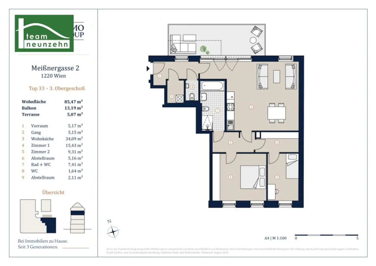 SOMMERAKTION - KÜCHE INKLUSIVE - Hochwertig & Charmant! Stilaltbau mit guter Anbindung ins Zentrum. Top Ausstattung - JETZT ANFRAGEN
