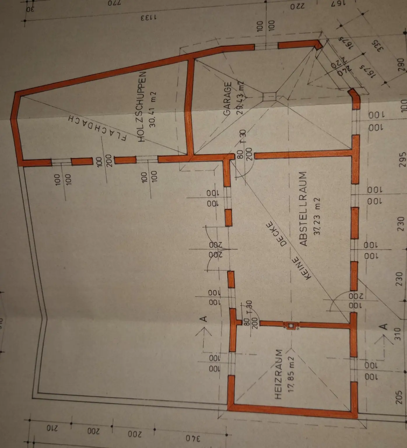 Nebengebäude Plan