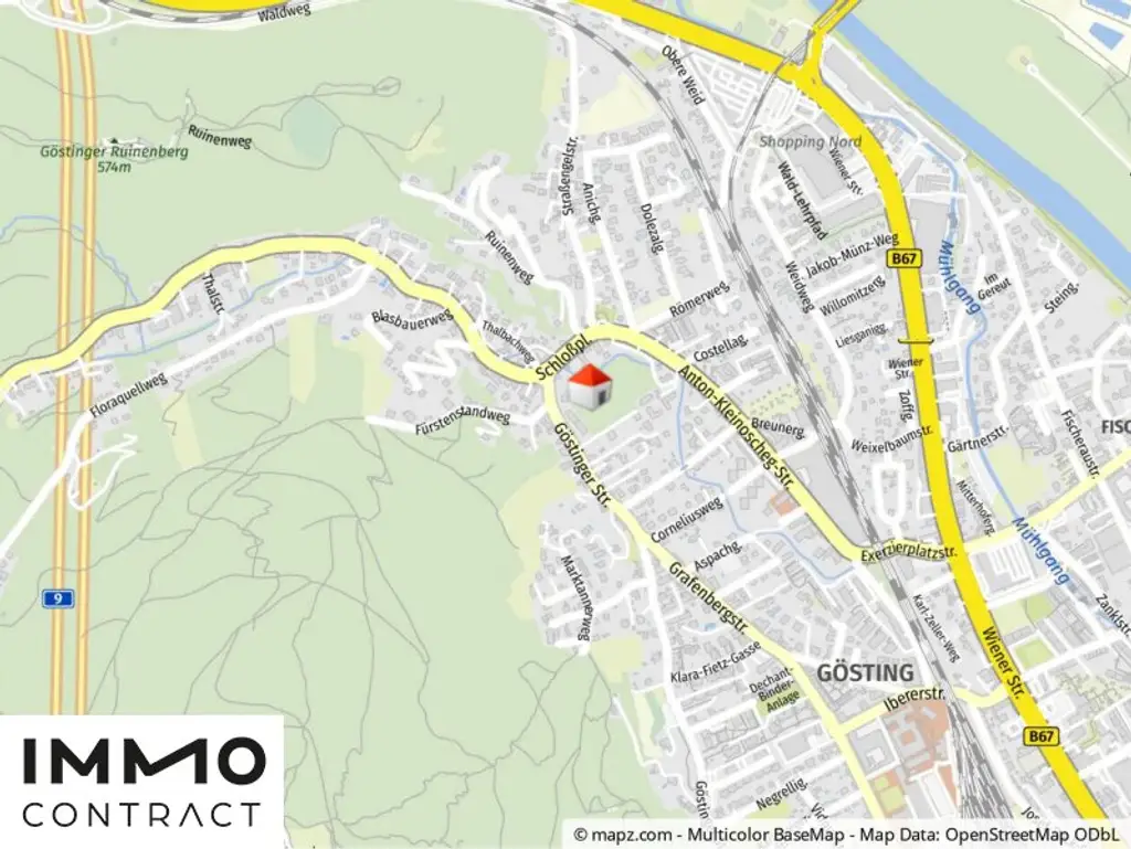 Geolyzer Kartenausschnitt