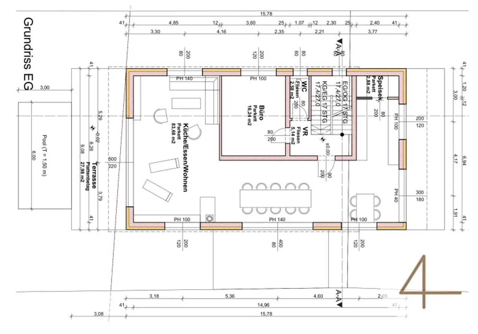 1953m² Grundstücksfläche - direkt am Bisamberg - Stadtvilla mit parkartigen Garten - privat Zugang zum Wald - Grünblick - Ruhelage