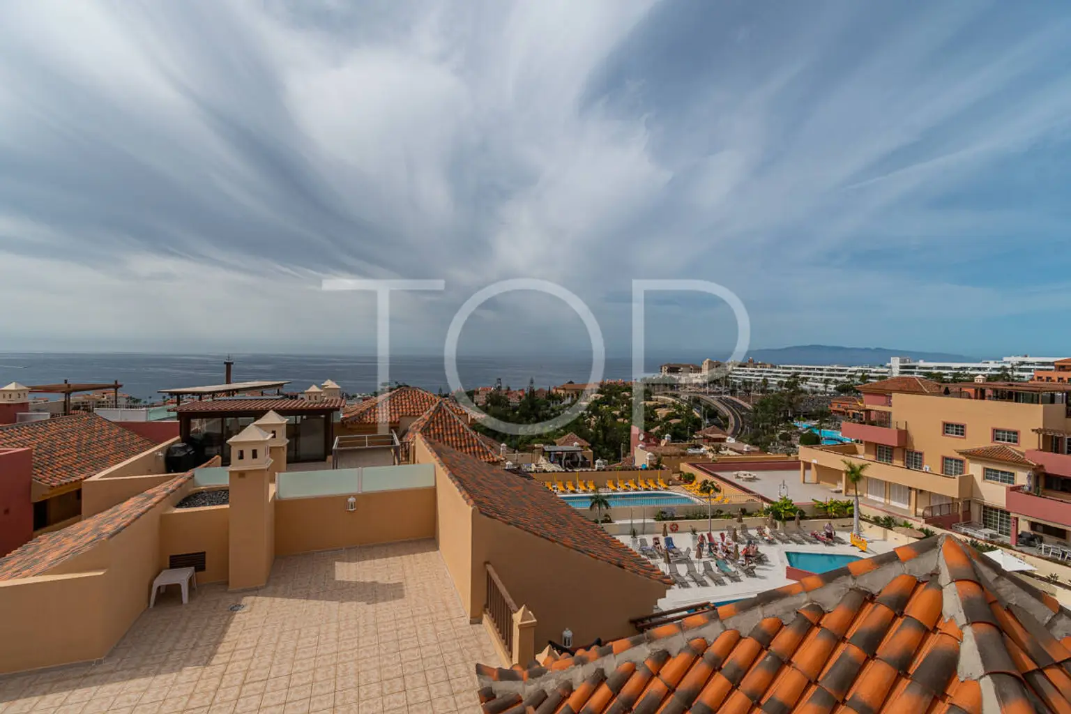 Exklusive Penthouse-Wohnung mit großen Terrassen und Panoramablick in El Duque, Costa Adeje