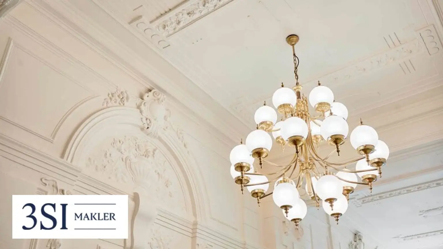 Wunderschöne Stuckelemente an den Decken der Erdbergstraße 35 1030 Wien