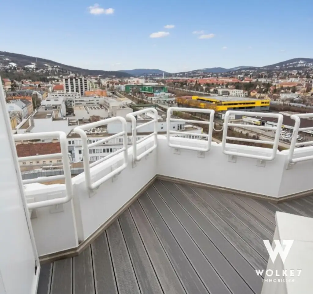 Einzigartige 2-Zimmer-Maisonette mit Terrasse und Blick auf den Lainzer Tiergarten