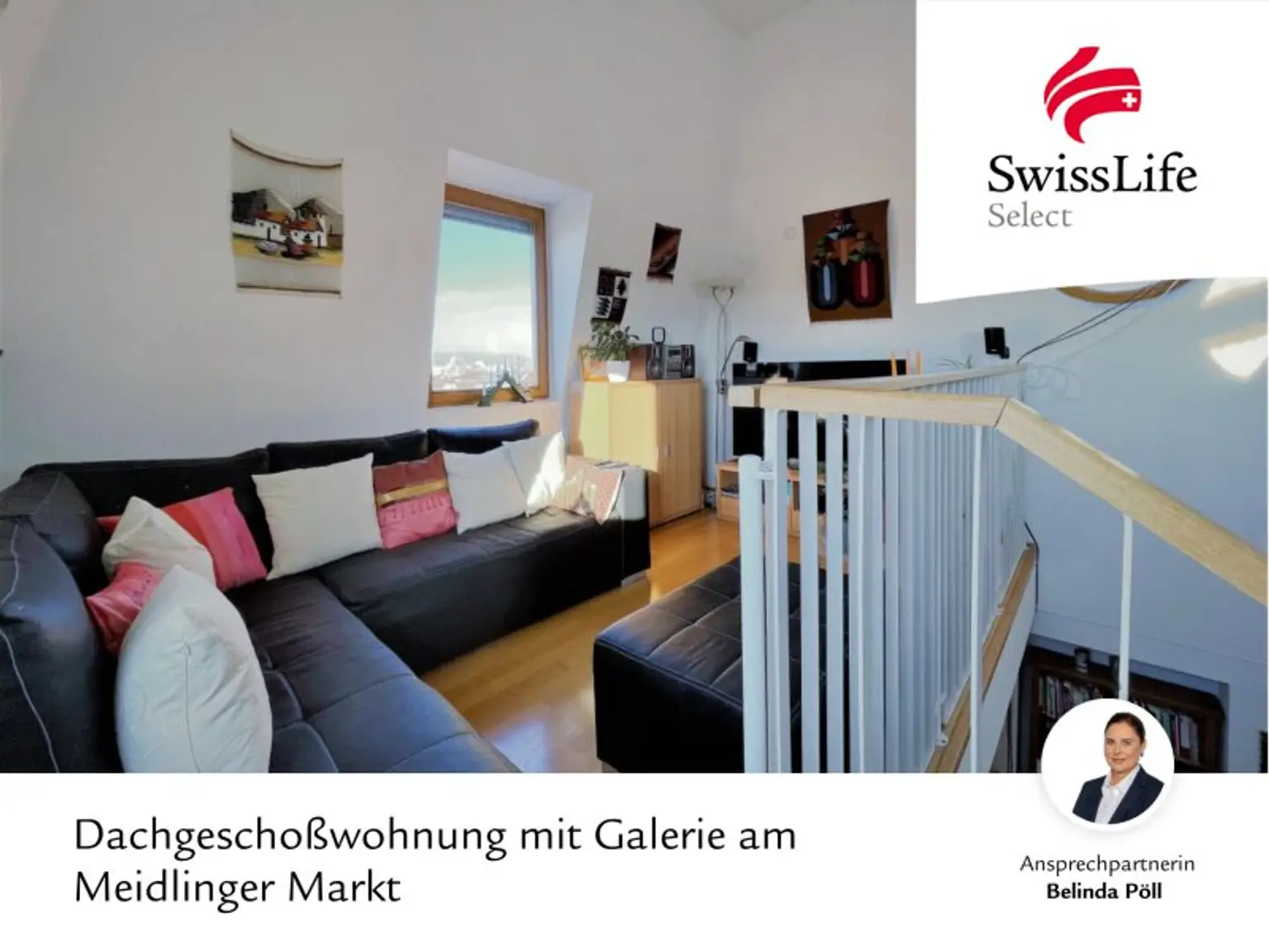 Im Herzen von Meidling | Tolle 3-Zimmer Dachgeschoßwohnung mit Galerie
