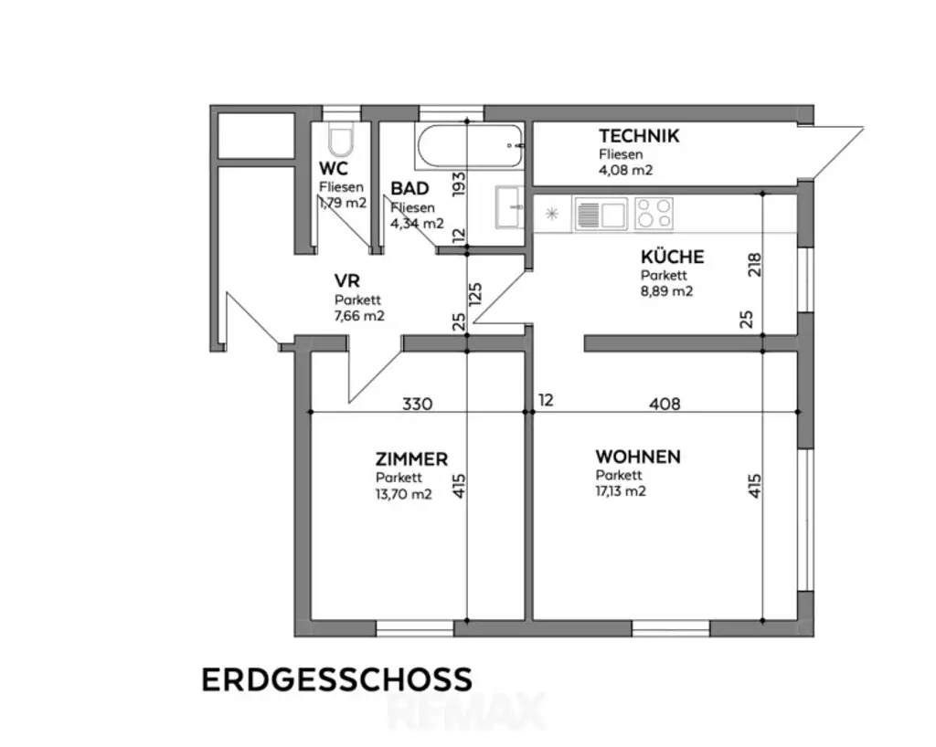 Grundriss - Erdgeschoss