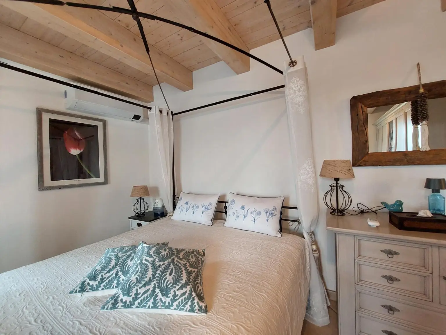 Haupthaus Im Gästezimmer dem Himmel nahe