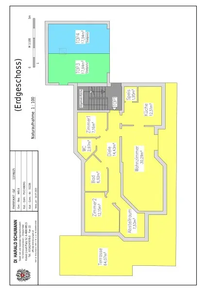 Sehr ruhige Siedlungslage - Riesige (teilbare)  Etagenwohnung mit 2 Balkonen, Garage, Sauna in einem sehr gepflegten Haus