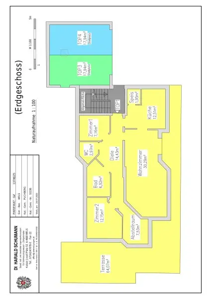 Sehr ruhige Siedlungslage - Riesige (teilbare)  Etagenwohnung mit 2 Balkonen, Garage, Sauna in einem sehr gepflegten Haus