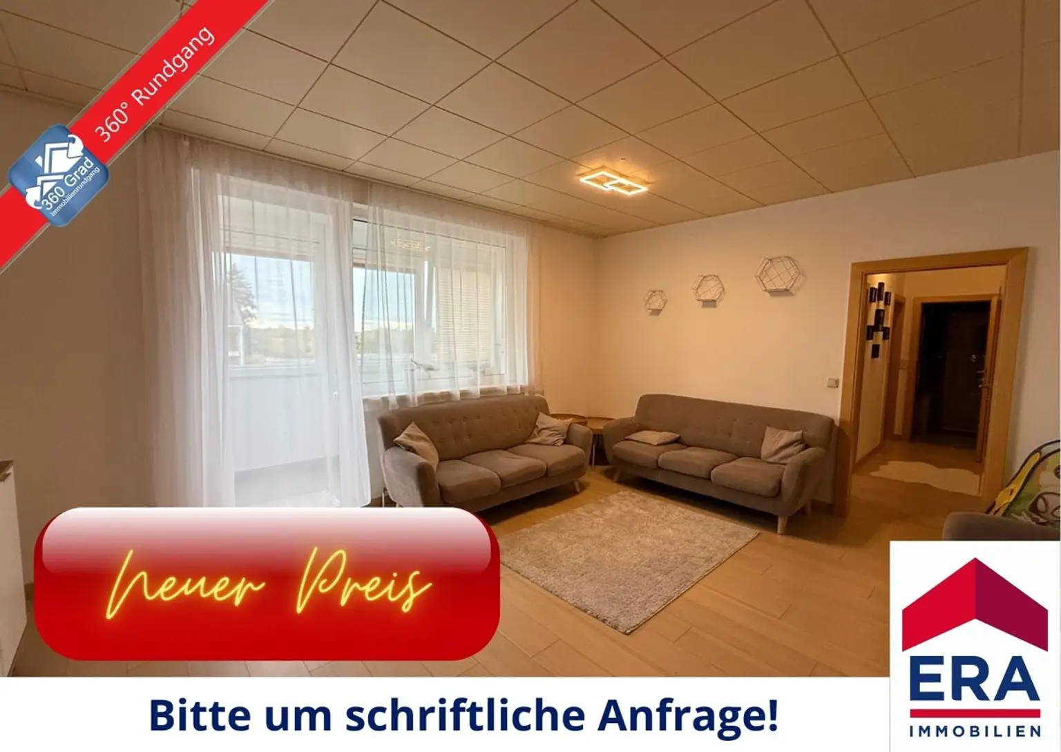Neuer Preis: Ankommen & wohlfühlen – Sanierte Eigentumswohnung mit Loggia im Herzen von Laa/ Thaya