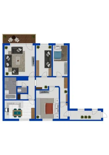 Geräumige 4 Zimmer Wohnung in 8010 Graz Jakomini