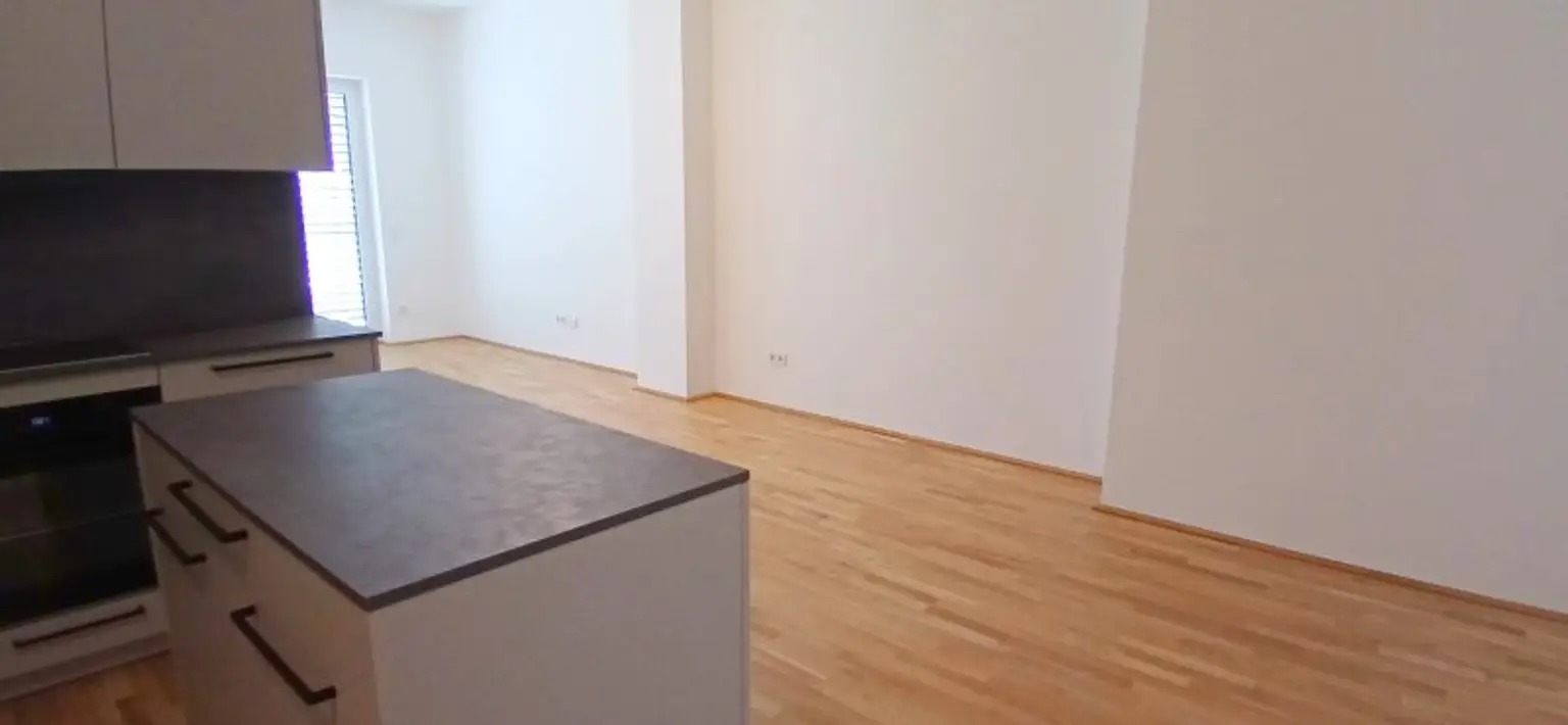 NEUBAU - ERSTBEZUG - Top 2 - Wunderschöne 2 Zimmerwohnung mit kleinem Garten, Terrasse und einem eigenen Tiefgaragenplatz