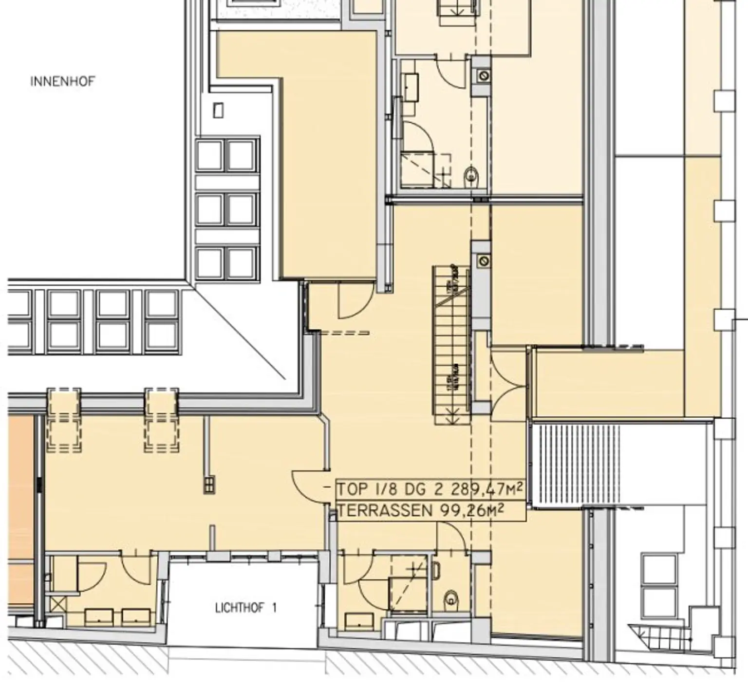 Grundriss Top 8 2. DG
